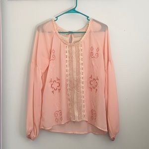 Gimmicks top long sleeve  size medium
